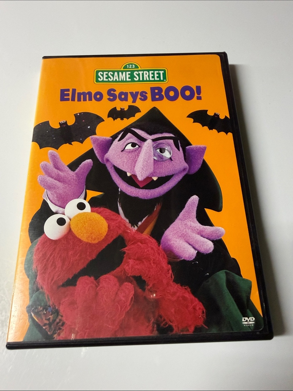Sesame Street Elmo Says BOO! Vintage DVD